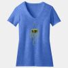 Women's Perfect Blend ® CVC V Neck Tee Thumbnail