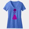 Women's Perfect Blend ® CVC V Neck Tee Thumbnail