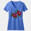 Women's Perfect Blend ® CVC V Neck Tee Thumbnail