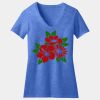 Women's Perfect Blend ® CVC V Neck Tee Thumbnail