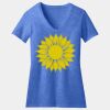 Women's Perfect Blend ® CVC V Neck Tee Thumbnail