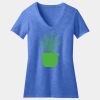 Women's Perfect Blend ® CVC V Neck Tee Thumbnail