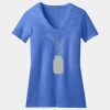 Women's Perfect Blend ® CVC V Neck Tee Thumbnail