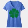 Women's Perfect Blend ® CVC V Neck Tee Thumbnail
