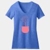 Women's Perfect Blend ® CVC V Neck Tee Thumbnail