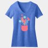Women's Perfect Blend ® CVC V Neck Tee Thumbnail