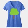 Women's Perfect Blend ® CVC V Neck Tee Thumbnail