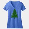 Women's Perfect Blend ® CVC V Neck Tee Thumbnail