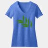 Women's Perfect Blend ® CVC V Neck Tee Thumbnail