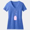 Women's Perfect Blend ® CVC V Neck Tee Thumbnail
