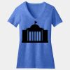 Women's Perfect Blend ® CVC V Neck Tee Thumbnail