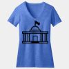Women's Perfect Blend ® CVC V Neck Tee Thumbnail