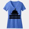 Women's Perfect Blend ® CVC V Neck Tee Thumbnail