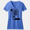 Women's Perfect Blend ® CVC V Neck Tee Thumbnail