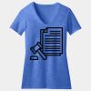 Women's Perfect Blend ® CVC V Neck Tee Thumbnail