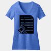 Women's Perfect Blend ® CVC V Neck Tee Thumbnail