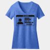 Women's Perfect Blend ® CVC V Neck Tee Thumbnail
