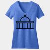 Women's Perfect Blend ® CVC V Neck Tee Thumbnail
