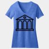 Women's Perfect Blend ® CVC V Neck Tee Thumbnail