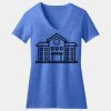 Women's Perfect Blend ® CVC V Neck Tee Thumbnail