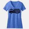 Women's Perfect Blend ® CVC V Neck Tee Thumbnail