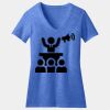 Women's Perfect Blend ® CVC V Neck Tee Thumbnail