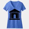 Women's Perfect Blend ® CVC V Neck Tee Thumbnail