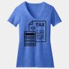Women's Perfect Blend ® CVC V Neck Tee Thumbnail