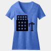 Women's Perfect Blend ® CVC V Neck Tee Thumbnail