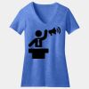 Women's Perfect Blend ® CVC V Neck Tee Thumbnail