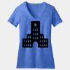 Women's Perfect Blend ® CVC V Neck Tee Thumbnail