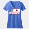 Women's Perfect Blend ® CVC V Neck Tee Thumbnail