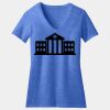 Women's Perfect Blend ® CVC V Neck Tee Thumbnail