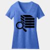 Women's Perfect Blend ® CVC V Neck Tee Thumbnail