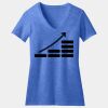 Women's Perfect Blend ® CVC V Neck Tee Thumbnail