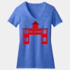 Women's Perfect Blend ® CVC V Neck Tee Thumbnail