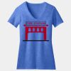 Women's Perfect Blend ® CVC V Neck Tee Thumbnail