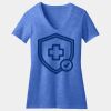 Women's Perfect Blend ® CVC V Neck Tee Thumbnail