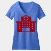 Women's Perfect Blend ® CVC V Neck Tee Thumbnail