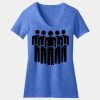 Women's Perfect Blend ® CVC V Neck Tee Thumbnail