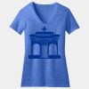 Women's Perfect Blend ® CVC V Neck Tee Thumbnail