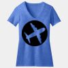 Women's Perfect Blend ® CVC V Neck Tee Thumbnail