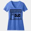 Women's Perfect Blend ® CVC V Neck Tee Thumbnail