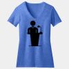 Women's Perfect Blend ® CVC V Neck Tee Thumbnail
