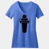 Women's Perfect Blend ® CVC V Neck Tee Thumbnail