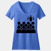 Women's Perfect Blend ® CVC V Neck Tee Thumbnail