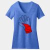 Women's Perfect Blend ® CVC V Neck Tee Thumbnail