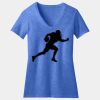 Women's Perfect Blend ® CVC V Neck Tee Thumbnail