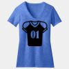 Women's Perfect Blend ® CVC V Neck Tee Thumbnail