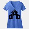 Women's Perfect Blend ® CVC V Neck Tee Thumbnail